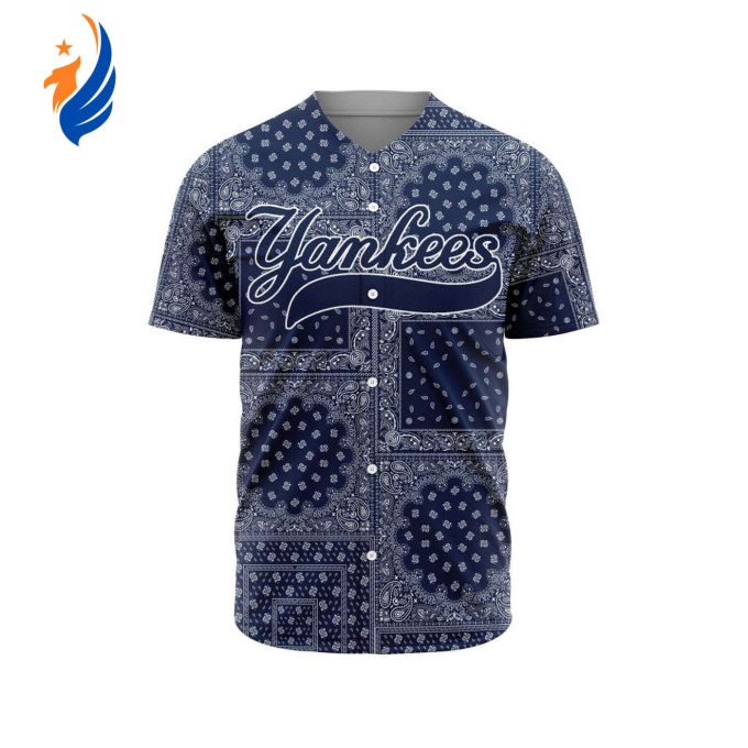 MLB New York Yankees Special Paisley Design Baseball Jersey Gift for Men Women MLB New York Yankees Special Paisley Design Baseball Jersey Gift for Men Women