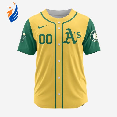 MLB Oakland Athletics Personalized Alternate Design Concept Baseball Jersey 2403