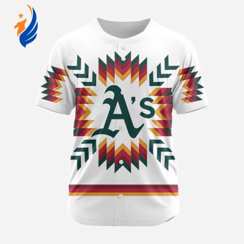 MLB Oakland Athletics Special Native Design Baseball Jersey Gift for Men Women