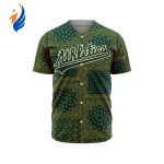 MLB Oakland Athletics Special Paisley Design Baseball Jersey Gift for Men Women MLB Oakland Athletics Special Paisley Design Baseball Jersey Gift for Men Women