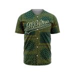 MLB Oakland Athletics Special Paisley Design Baseball Jersey Gift for Men Women MLB Oakland Athletics Special Paisley Design Baseball Jersey Gift for Men Women