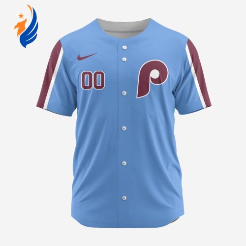 MLB Philadelphia Phillies Personalized Alternate 02 Baseball Jersey