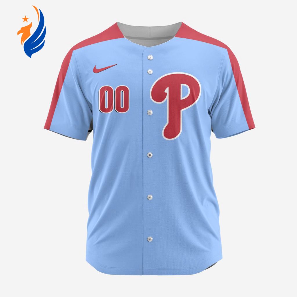MLB Philadelphia Phillies Personalized Alternate Design Concept Baseball Jersey 2402 MLB Philadelphia Phillies Personalized Alternate Design Concept Baseball Jersey 2402