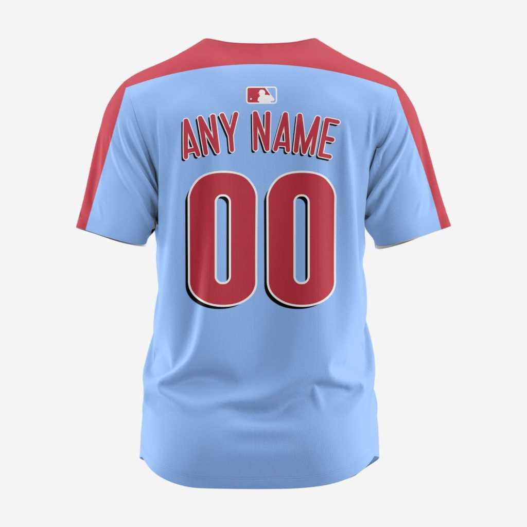 MLB Philadelphia Phillies Personalized Alternate Design Concept Baseball Jersey 2402 MLB Philadelphia Phillies Personalized Alternate Design Concept Baseball Jersey 2402