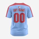 MLB Philadelphia Phillies Personalized Alternate Design Concept Baseball Jersey 2402