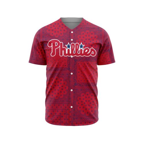 MLB Philadelphia Phillies Special Paisley Design Baseball Jersey Gift for Men Women