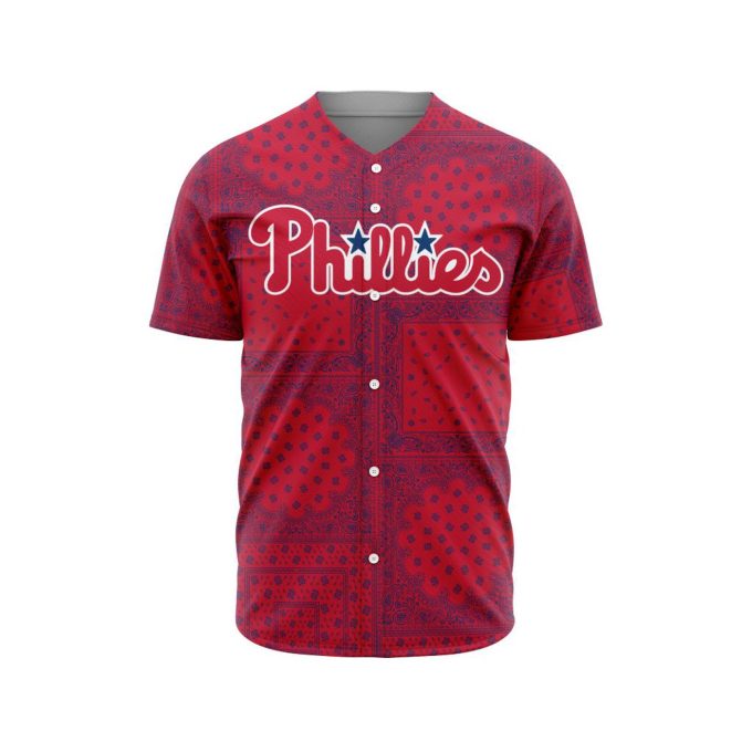 MLB Philadelphia Phillies Special Paisley Design Baseball Jersey Gift for Men Women
