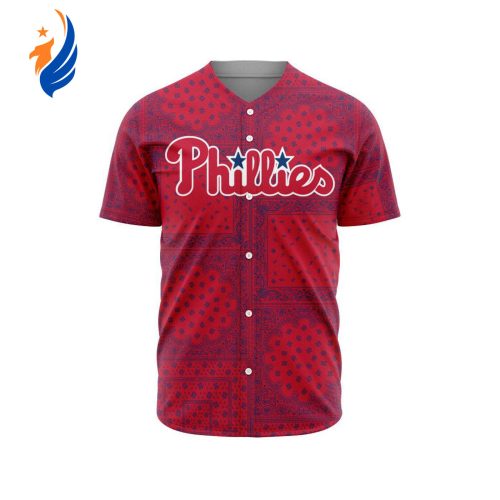 MLB Philadelphia Phillies Special Paisley Design Baseball Jersey Gift for Men Women