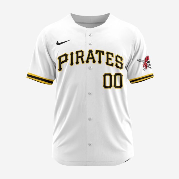 MLB Pittsburgh Pirates Personalized 2024 Home Baseball Jersey