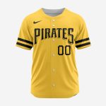 MLB Pittsburgh Pirates Personalized Alternate Design Concept Baseball Jersey 2403