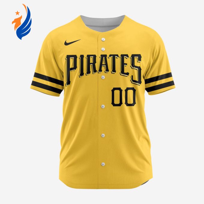 MLB Pittsburgh Pirates Personalized Alternate Design Concept Baseball Jersey 2403