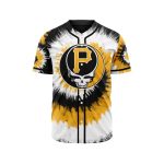 MLB Pittsburgh Pirates Special Grateful Dead Design Baseball Jersey Gift for Men Women MLB Pittsburgh Pirates Special Grateful Dead Design Baseball Jersey Gift for Men Women