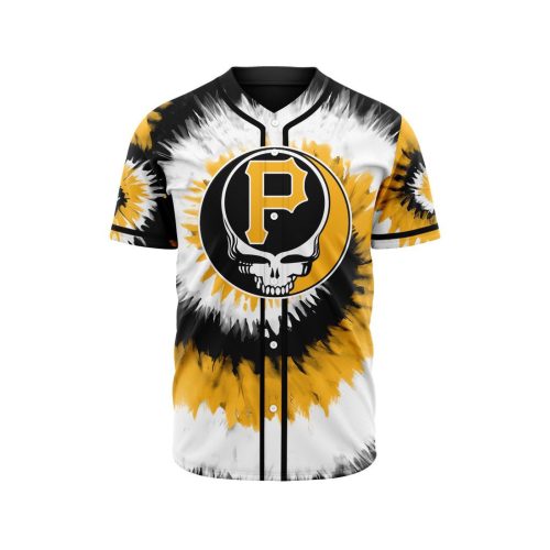 MLB Pittsburgh Pirates Special Grateful Dead Design Baseball Jersey Gift for Men Women