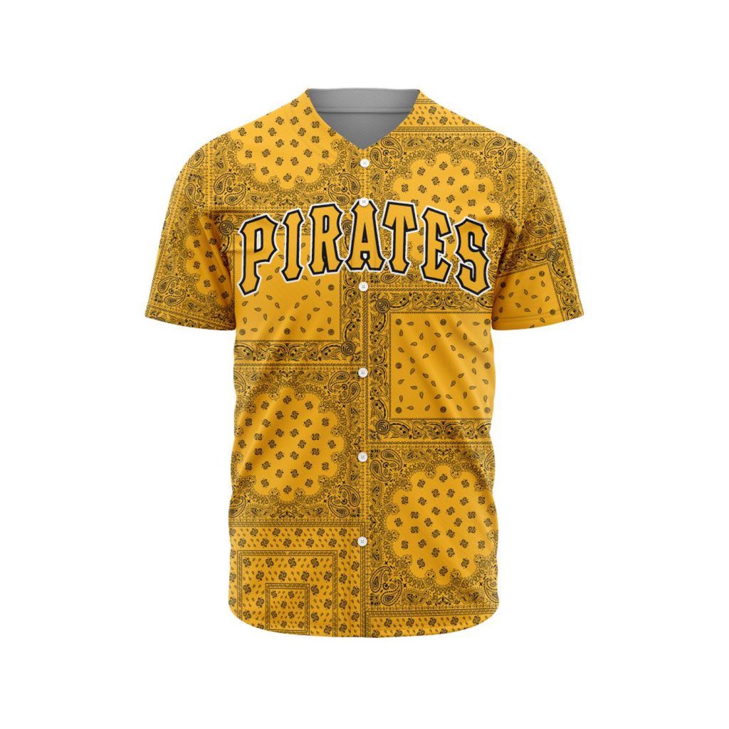 MLB Pittsburgh Pirates Special Paisley Design Baseball Jersey Gift for Men Women MLB Pittsburgh Pirates Special Paisley Design Baseball Jersey Gift for Men Women