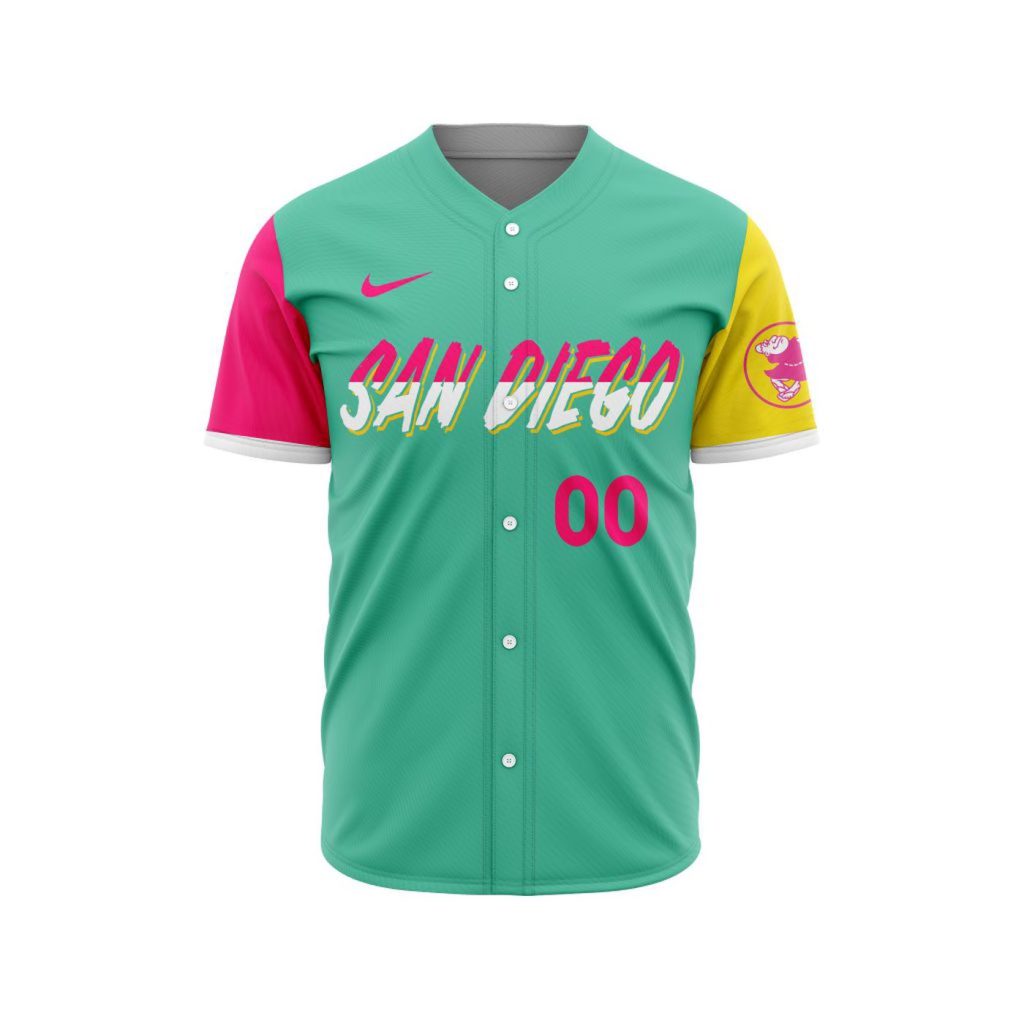 MLB San Diego Padres Personalized 2023 City Connect Design Baseball Jersey MLB San Diego Padres Personalized 2023 City Connect Design Baseball Jersey