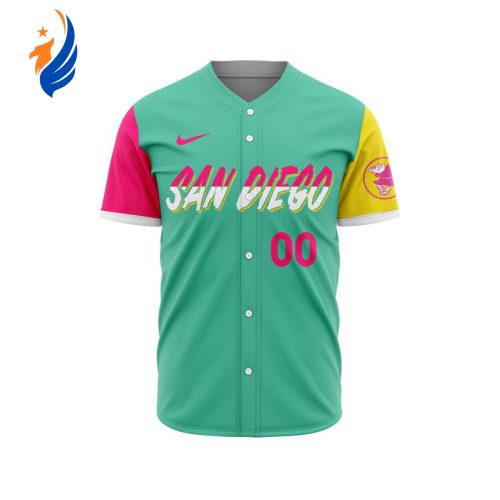 MLB San Diego Padres Personalized 2023 City Connect Design Baseball Jersey