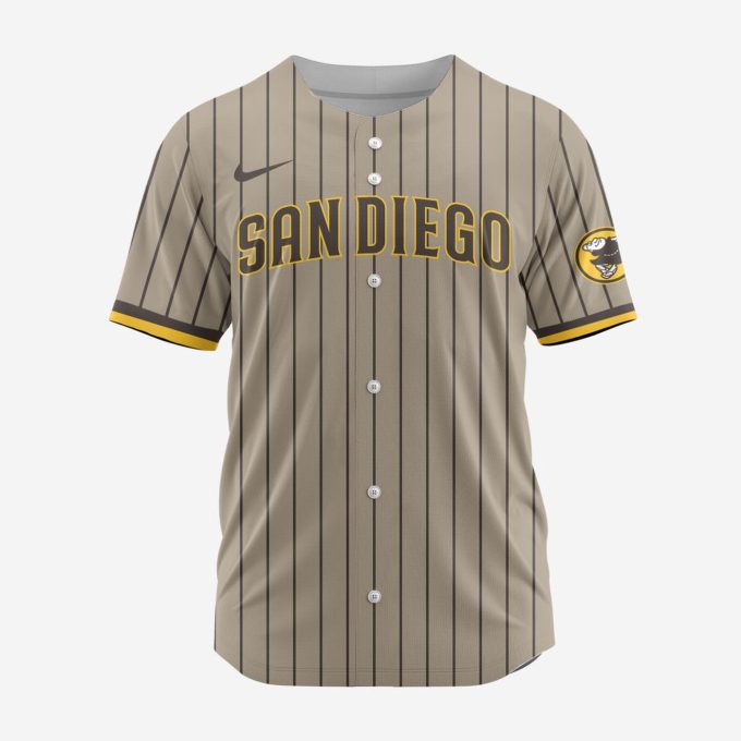 MLB San Diego Padres Personalized Alternate Baseball Jersey