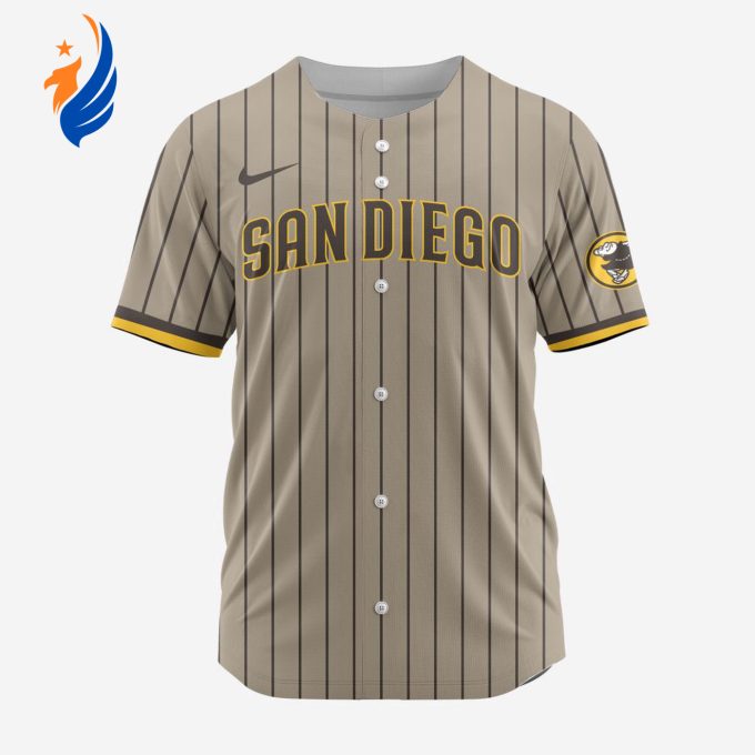 MLB San Diego Padres Personalized Alternate Baseball Jersey