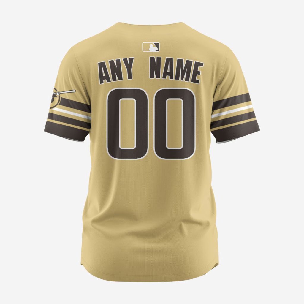 MLB San Diego Padres Personalized Alternate Design Concept Baseball Jersey 2403 MLB San Diego Padres Personalized Alternate Design Concept Baseball Jersey 2403