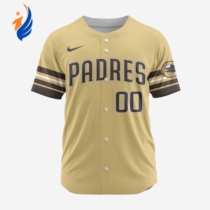 MLB San Diego Padres Personalized Alternate Design Concept Baseball Jersey 2403 MLB San Diego Padres Personalized Alternate Design Concept Baseball Jersey 2403