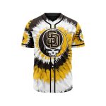 MLB San Diego Padres Special Grateful Dead Design Baseball Jersey Gift for Men Women MLB San Diego Padres Special Grateful Dead Design Baseball Jersey Gift for Men Women