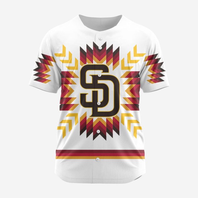 MLB San Diego Padres Special Native Design Baseball Jersey Gift for Men Women