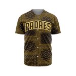 MLB San Diego Padres Special Paisley Design Baseball Jersey Gift for Men Women MLB San Diego Padres Special Paisley Design Baseball Jersey Gift for Men Women
