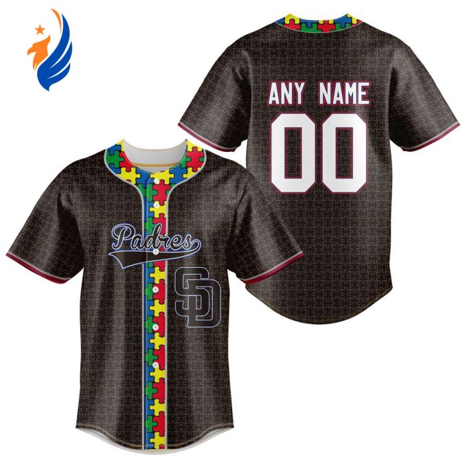 MLB San Diego Padres Specialized Baseball Jersey Fearless Aganst Autism Gift for Men Women MLB San Diego Padres Specialized Baseball Jersey Fearless Aganst Autism Gift for Men Women