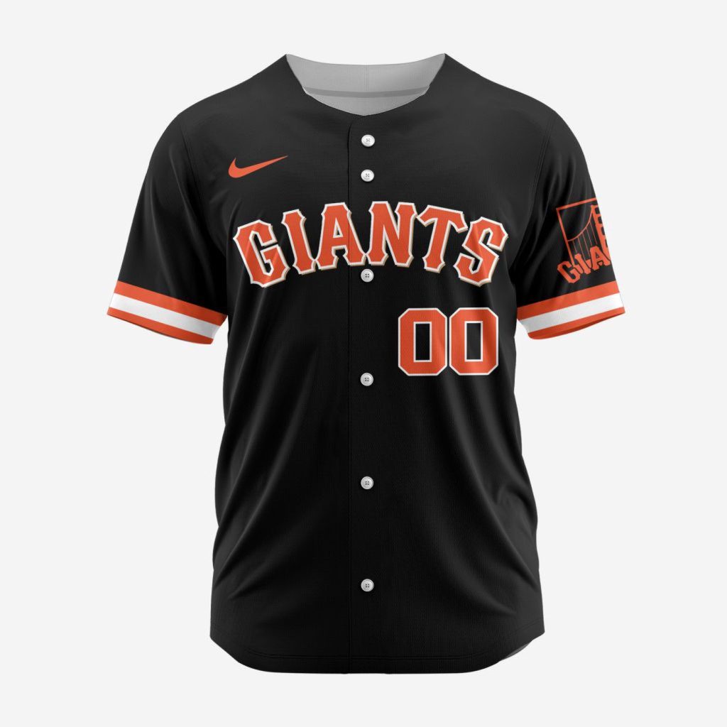 MLB San Francisco Giants Personalized Alternate Design Concept Baseball Jersey 2403 MLB San Francisco Giants Personalized Alternate Design Concept Baseball Jersey 2403