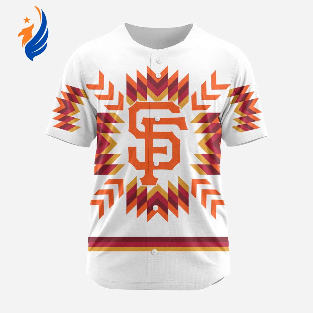MLB San Francisco Giants Special Native Design Baseball Jersey Gift for Men Women MLB San Francisco Giants Special Native Design Baseball Jersey Gift for Men Women