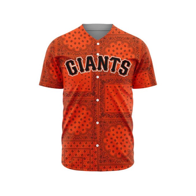 MLB San Francisco Giants Special Paisley Design Baseball Jersey Gift for Men Women