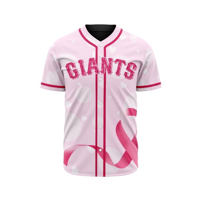 MLB San Francisco Giants Special Pink Design Fight Breast Cancer Baseball Jersey Gift for Men Women