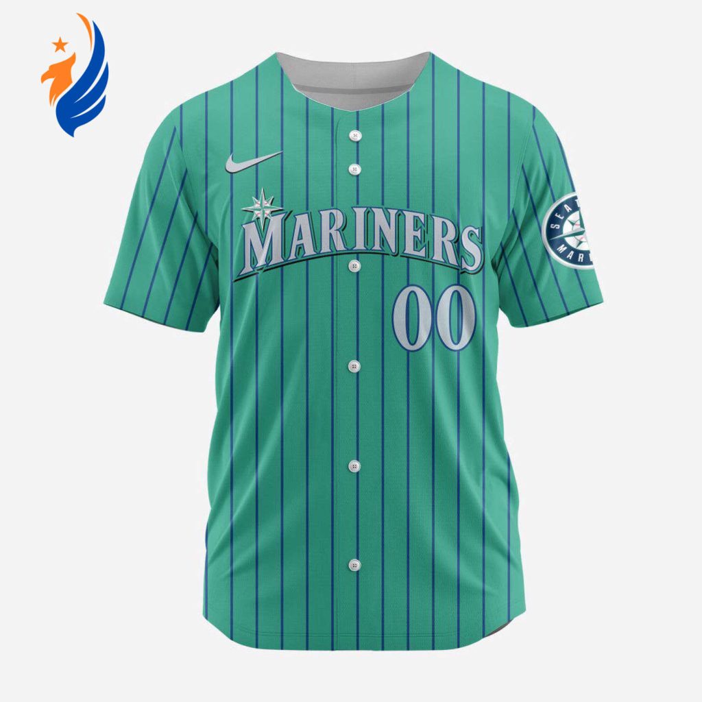 MLB Seattle Mariners Personalized Alternate Design Concept Baseball Jersey 2404 MLB Seattle Mariners Personalized Alternate Design Concept Baseball Jersey 2404
