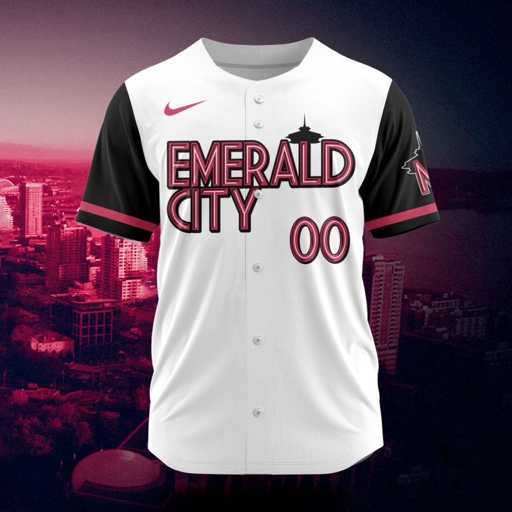 MLB Seattle Mariners Personalized City Connect Concept Design Baseball Jersey Gift for Men Women MLB Seattle Mariners Personalized City Connect Concept Design Baseball Jersey Gift for Men Women