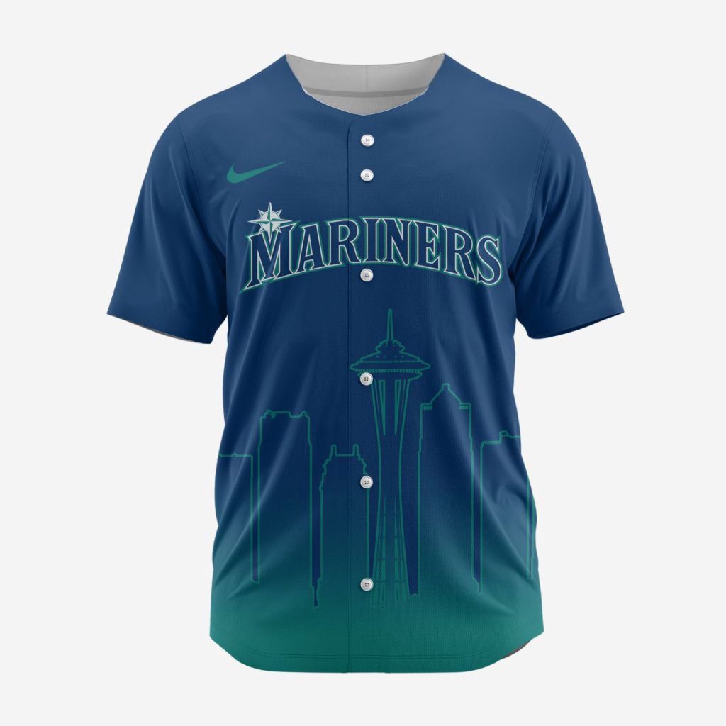 MLB Seattle Mariners Special City Edition Concept Baseball Jersey Gift for Men Women MLB Seattle Mariners Special City Edition Concept Baseball Jersey Gift for Men Women