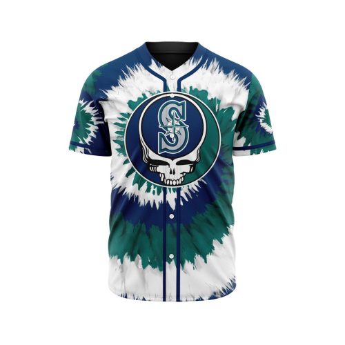 MLB Seattle Mariners Special Grateful Dead Design Baseball Jersey Gift for Men Women