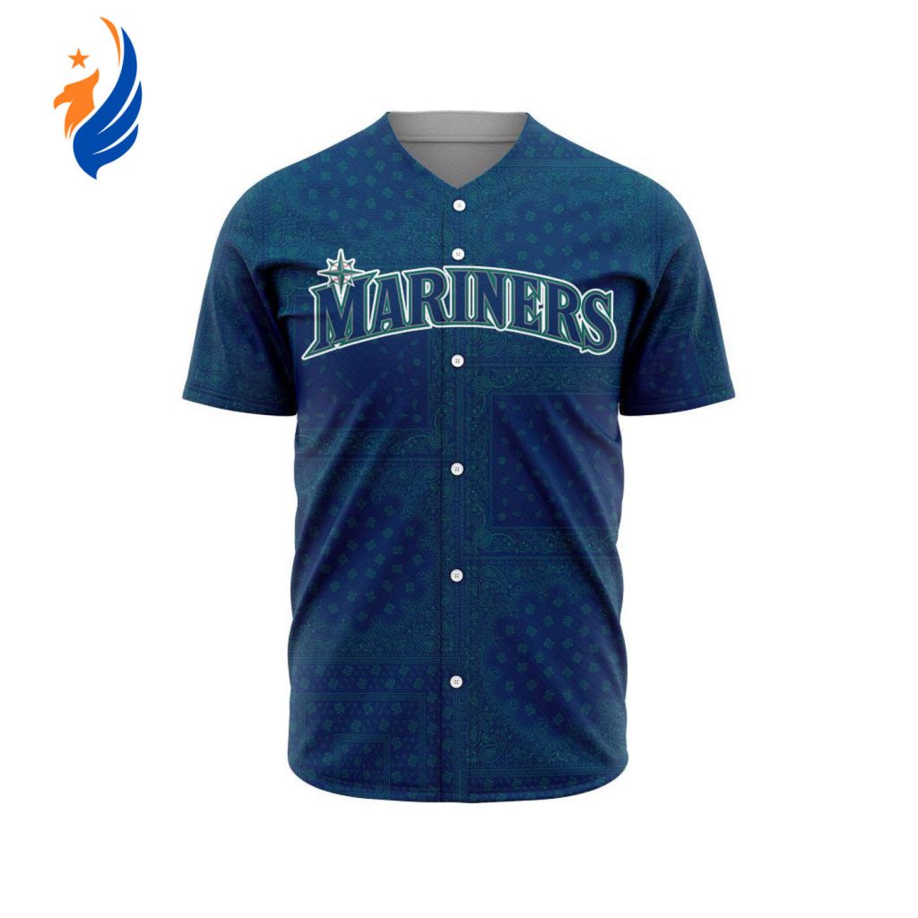 MLB Seattle Mariners Special Paisley Design Baseball Jersey Gift for Men Women MLB Seattle Mariners Special Paisley Design Baseball Jersey Gift for Men Women