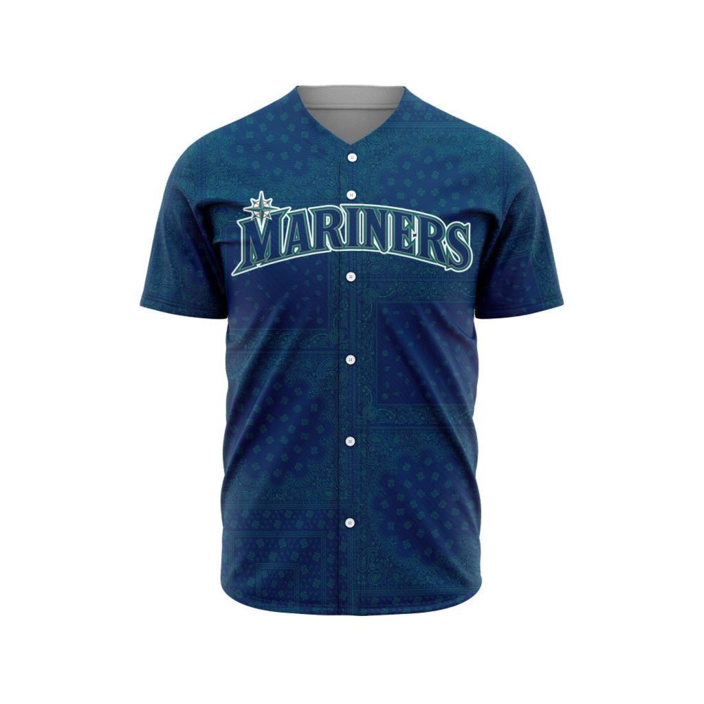MLB Seattle Mariners Special Paisley Design Baseball Jersey Gift for Men Women MLB Seattle Mariners Special Paisley Design Baseball Jersey Gift for Men Women