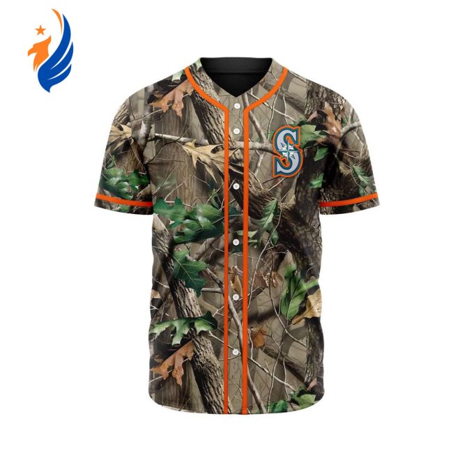 MLB Seattle Mariners Special Realtree Camo Hunting Baseball Jersey Gift for Men Women MLB Seattle Mariners Special Realtree Camo Hunting Baseball Jersey Gift for Men Women
