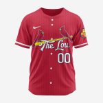 MLB St. Louis Cardinals Personalized 2024 City Connect Baseball Jersey Design