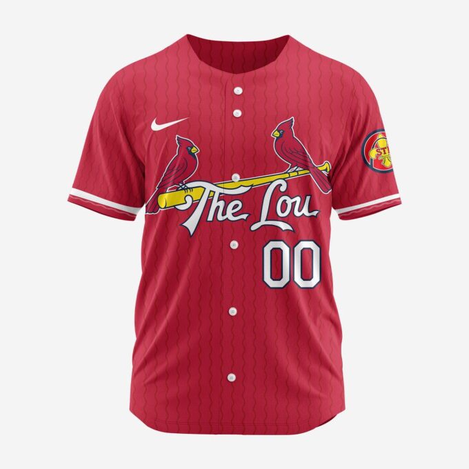 MLB St. Louis Cardinals Personalized 2024 City Connect Baseball Jersey Design