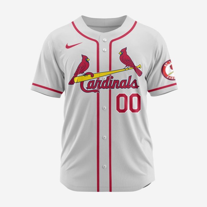 MLB St. Louis Cardinals Personalized Alternate Design Concept Baseball Jersey 2403