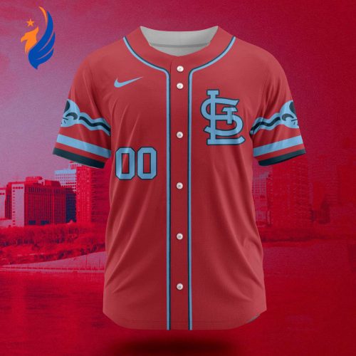 MLB St. Louis Cardinals Personalized City Connect Concept Design Baseball Jersey Gift for Men Women