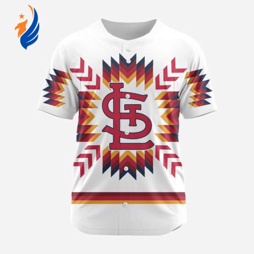 MLB St. Louis Cardinals Special Native Design Baseball Jersey Gift for Men Women