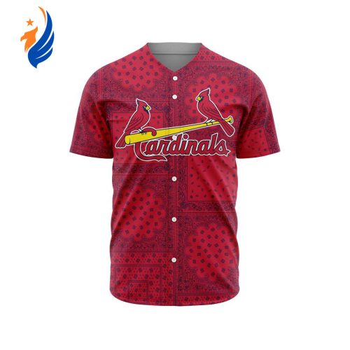 MLB St. Louis Cardinals Special Paisley Design Baseball Jersey Gift for Men Women