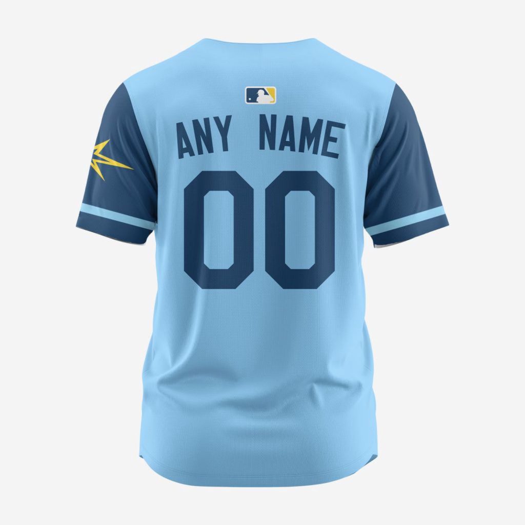 MLB Tampa Bay Rays Personalized Alternate Design Concept Baseball Jersey 2401 MLB Tampa Bay Rays Personalized Alternate Design Concept Baseball Jersey 2401