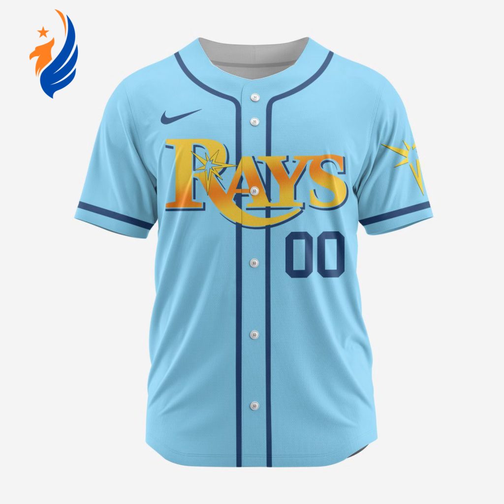 MLB Tampa Bay Rays Personalized Alternate Design Concept Baseball Jersey 2403 MLB Tampa Bay Rays Personalized Alternate Design Concept Baseball Jersey 2403