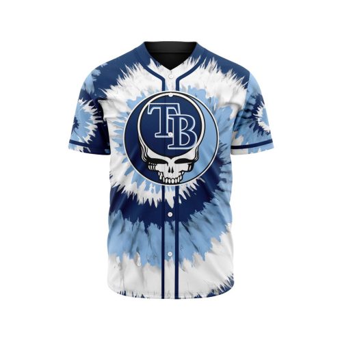 MLB Tampa Bay Rays Special Grateful Dead Design Baseball Jersey Gift for Men Women