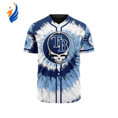 MLB Tampa Bay Rays Special Grateful Dead Design Baseball Jersey Gift for Men Women