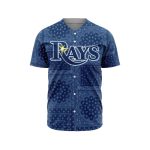 MLB Tampa Bay Rays Special Paisley Design Baseball Jersey Gift for Men Women MLB Tampa Bay Rays Special Paisley Design Baseball Jersey Gift for Men Women